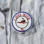 私はALボタンによって潜ります 缶バッジ (インサイチュ)