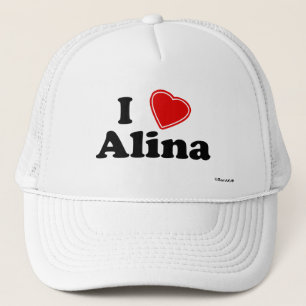 私はAlinaを愛します キャップ