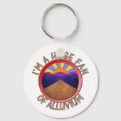 私はAlluvium Geology Punの大ファン キーホルダー (裏面)