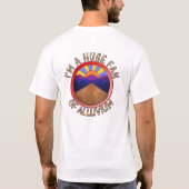 私はAlluvium Geology Punの大ファン Tシャツ (裏面)