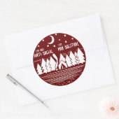 私はAnt-Socialではない私はPro-Solitude ラウンドシール (封筒)