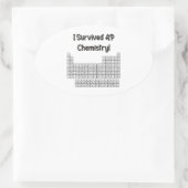 私はAP生き延び化学! 楕円形シール (バッグ)