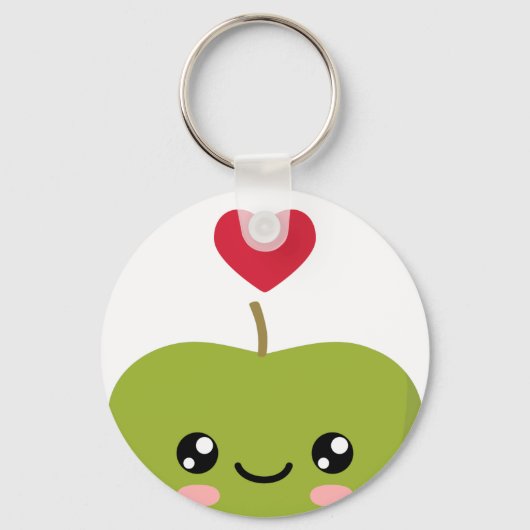 私はApple Keychainが大好き キーホルダー (正面)