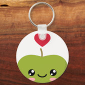 私はApple Keychainが大好き キーホルダー (正面)