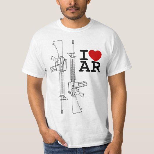 私はARを愛します Tシャツ (正面)