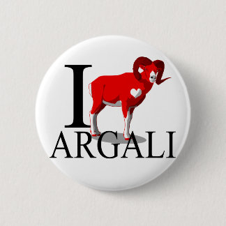 私はArgaliボタンを愛します 缶バッジ