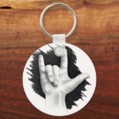 私はASLであなたを愛してい#2 キーホルダー (正面)