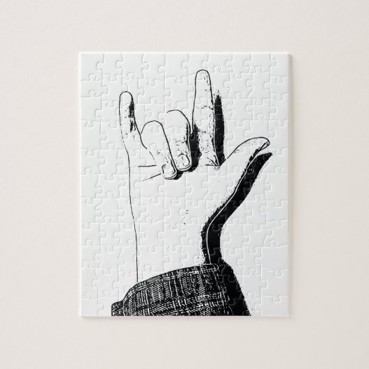 私はASL -パズルの愛します ジグソーパズル (縦)