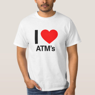私はatmが大好き tシャツ