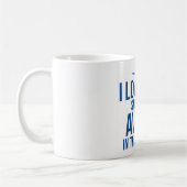 私はAvgasのマグの臭いを愛します コーヒーマグカップ (左)