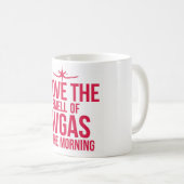 私はAvgasのマグの臭いを愛します コーヒーマグカップ (正面右)