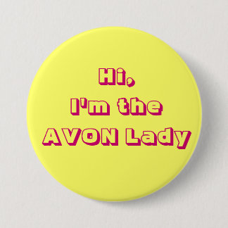 私はAVONの女性ですButton 缶バッジ