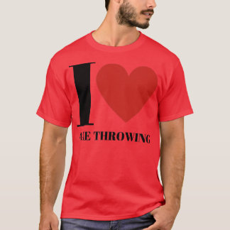 私はAx Throwing 3が大好き Tシャツ