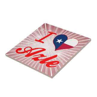 私はAzle、テキサス州を愛します タイル