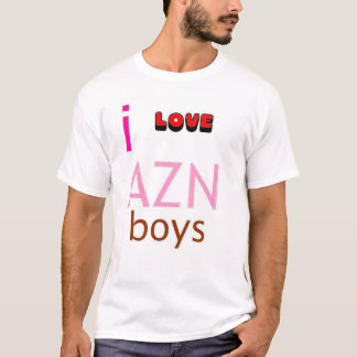 私はaznの男の子を愛します tシャツ