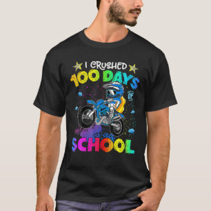 私はBのための100日スクールダートバイクバックパックを粉砕 Tシャツ