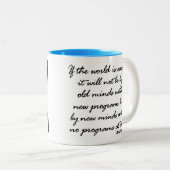 私はBコーヒーカップで、逆に引用文を入れます。2トーン。 ツートーンマグカップ (正面右)