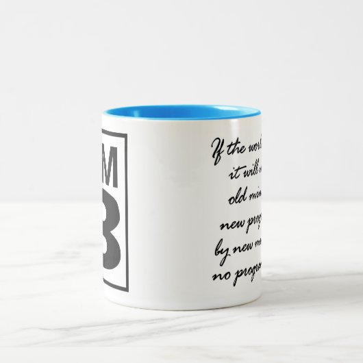 私はBコーヒーカップで、逆に引用文を入れます。2トーン。 ツートーンマグカップ (中央)