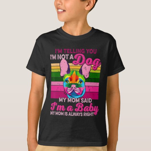 私はBaの犬ではない Tシャツ (正面)