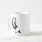 私はBachです コーヒーマグカップ (正面左)