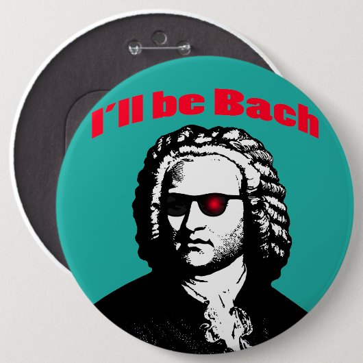 私はBachです 缶バッジ (正面&裏面)