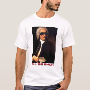 私はBachのTシャツです Tシャツ