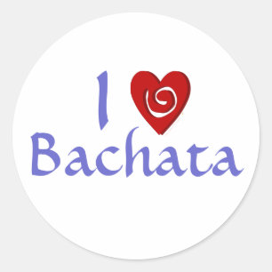 私はBachataのハートのラテン系の踊りのカスタムを愛します ラウンドシール