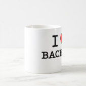 私はBachataを愛します コーヒーマグカップ (中央)