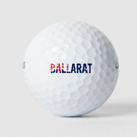 私はBallarat Australiaが大好き ゴルフボール (正面)