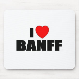 私はBanffを愛します マウスパッド