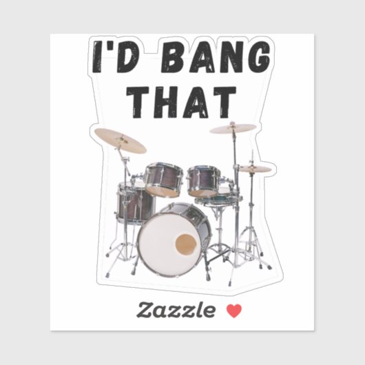 私はBang That：ドラム シール (シート)