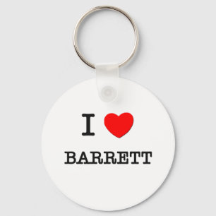 私はBarrettを愛します キーホルダー