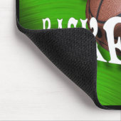 私はBASKETBALL-MOUSEPADを愛します マウスパッド (コーナー)