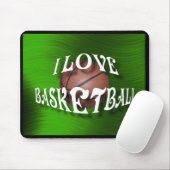 私はBASKETBALL-MOUSEPADを愛します マウスパッド (マウス)