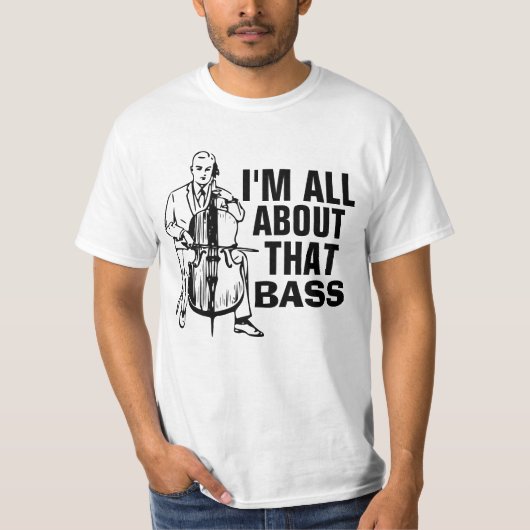 私はBASS、Mens T-shirtsに詳しい Tシャツ (正面)