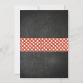 私はBBQのカップルのシャワーの婚約のブタの招待をします 招待状 (裏面)