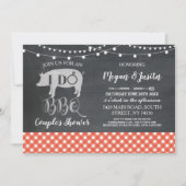 私はBBQのカップルのシャワーの招待の婚約パーティをします 招待状 (正面)