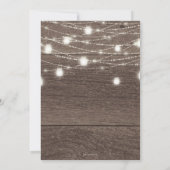 私はBBQのカップルのバーベキューのシャワーの招待状をします 招待状 (裏面)