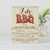 私はBBQのパーティの招待状をします 招待状 (スタンド正面)