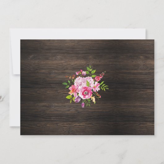 私はBBQの婚約パーティのカップルのシャワーの写真をします 招待状 (裏面)