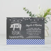 私はBBQの婚約パーティの青いシャワーの招待をします 招待状 (スタンド正面)