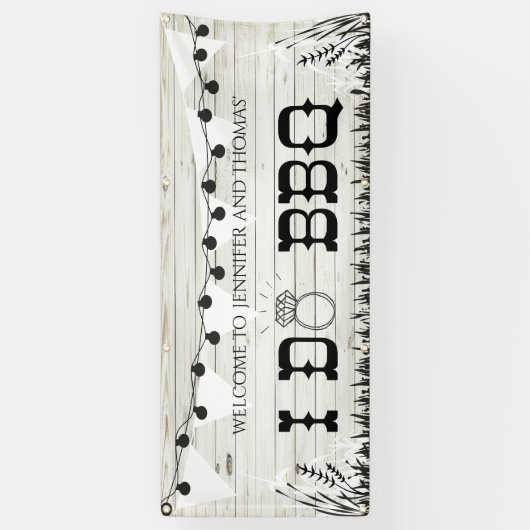 私はBBQの木製の質のカスタム2.5'をx 6'旗します 横断幕 (縦)