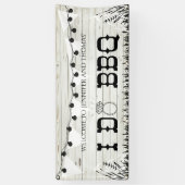 私はBBQの木製の質のカスタム2.5'をx 6'旗します 横断幕 (縦)