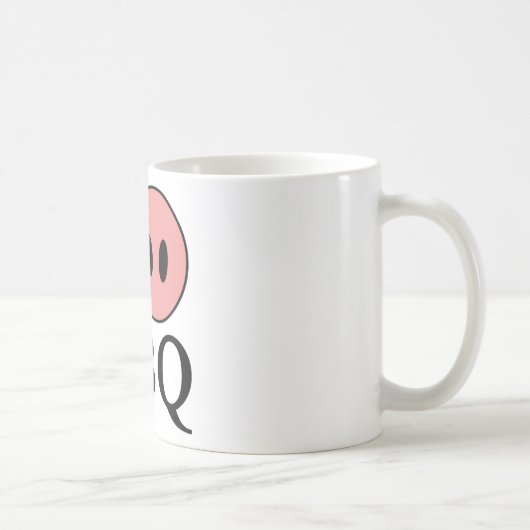 私はBBQを愛します コーヒーマグカップ (右)