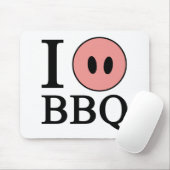 私はBBQを愛します マウスパッド (マウス)