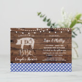 私はBBQカップルズシャワー招待状婚約パーティ 招待状 (スタンド正面)