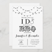 私はbbq婚約パーティカップルのシャワー (正面/裏面)