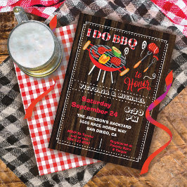 私はBBQ婚約パーティ招待状 招待状