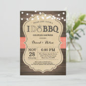 私はBBQ招待状素朴の結婚従事 招待状 (スタンド正面)