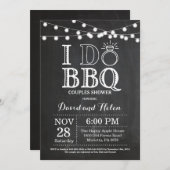 私はBBQ招待状結婚の契約 招待状 (正面/裏面)